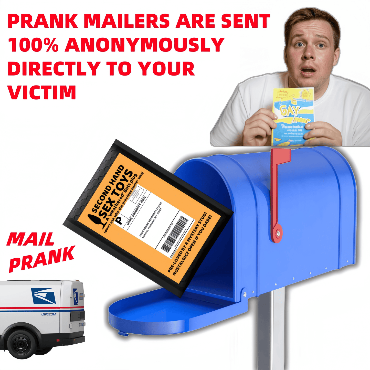 Second Hand Sex Toys Mail Prank